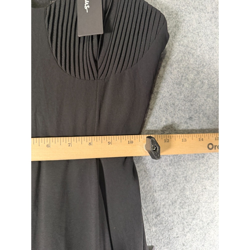 Lulus Dress Women Small Cause for Commotion Black Pleated Bustier Maxi no-slip - Picture 6 of 10